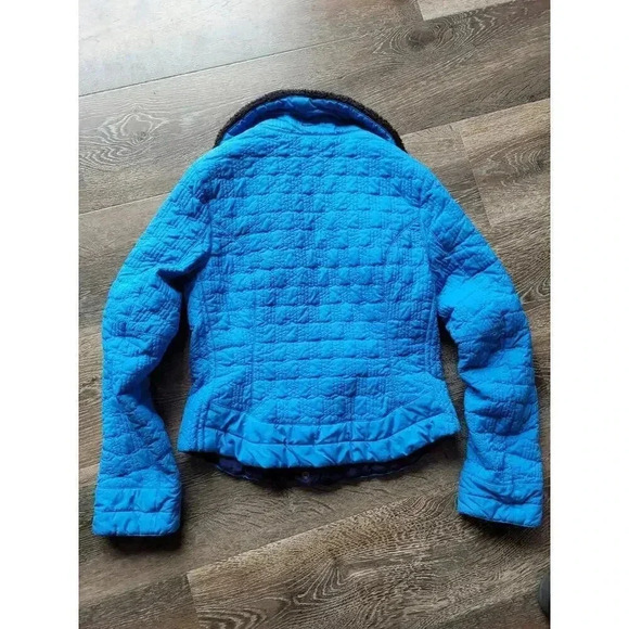 Nike Blue Womens Quilted‎ Jacket size large #11 - Picture 3 of 4